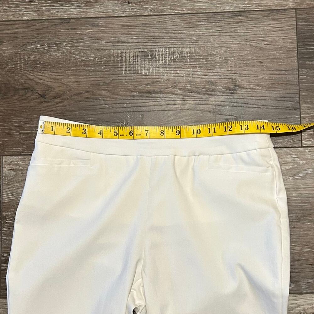 Chico’s NWT So Slimming Brigitte Slim Leg Pants White Women’s Size 0R/2 Regular - Picture 7 of 11